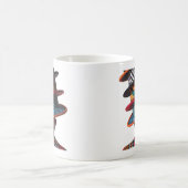 Kaffeetasse zum Feiern der Kunst weiblicher Quilte (Mittel)