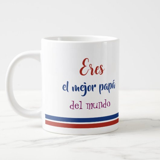 Kaffeetasse zum Vatertag Jumbo-Tasse (Links)