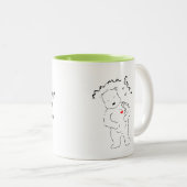 Kaffeetasse Zwei-Ton Mutter Bear (VorderseiteRechts)