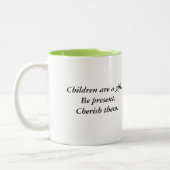 Kaffeetasse Zwei-Ton Mutter Bear (Links)