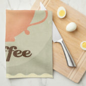 Kaffeetasseillustration Küchentuch (Viertel Falte)