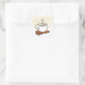 Kaffeetassen-Aufkleber Quadratischer Aufkleber (Tasche)