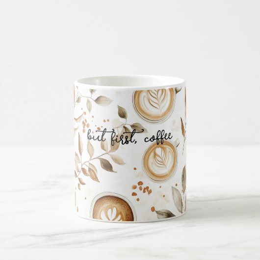Kaffeetassen Blätter (Mittel)