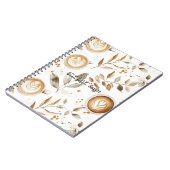 Kaffeetassen Blätter Notizblock (Linke Seite)