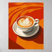 Kaffeetassen Boho Wandkunst, Kaffee Poster, Boho K Poster (Vorne)