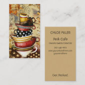 Kaffeetassen erahnen Visitenkarte (Vorne/Hinten)