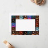 Kaffeetassen Flat Note Card Mitteilungskarte (Vorderseite/Rückseite Beispiel)