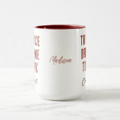 Kaffeetassen für individuelle Name (Zentrum)