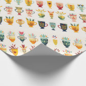Kaffeetassen Geschenkpapier (Ecke)