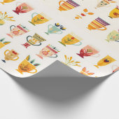 Kaffeetassen Geschenkpapier (Ecke)