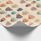 Kaffeetassen Geschenkpapier (Ecke)