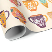 Kaffeetassen Geschenkpapier (Rolleneckpunkt)