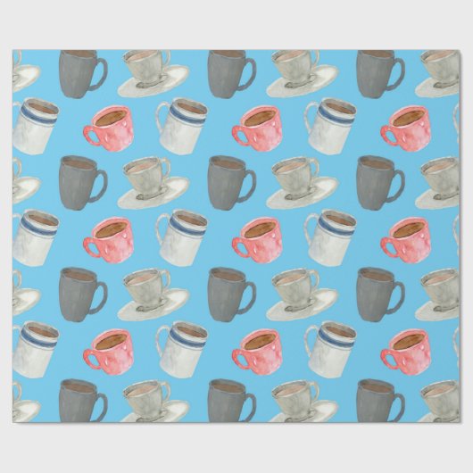 Kaffeetassen Geschenkpapier (Flach)