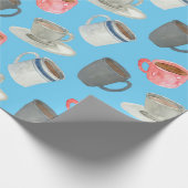 Kaffeetassen Geschenkpapier (Ecke)