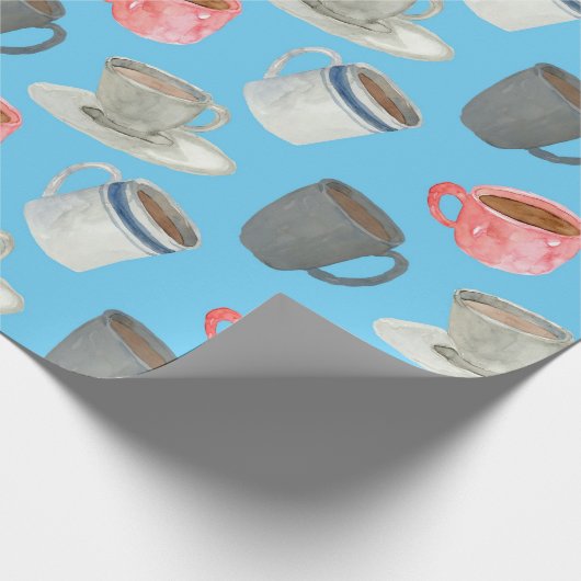 Kaffeetassen Geschenkpapier (Ecke)