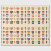 Kaffeetassen Geschenkpapier (Flach)