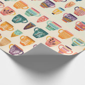 Kaffeetassen Geschenkpapier (Ecke)