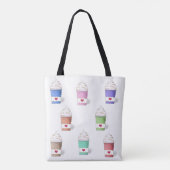Kaffeetassen in Vollfarben Tasche (Rückseite)