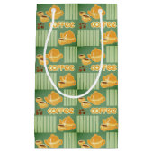 Kaffeetassen, Kaffee-Topf und Kaffeebohnen Kleine Geschenktüte (Vorderseite)