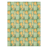 Kaffeetassen, Kaffee-Topf und Kaffeebohnen Tischdecke (Vorderseite)