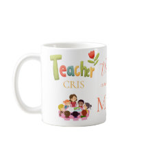 Kaffeetassen Lehrergeschenk mit individuellem Name