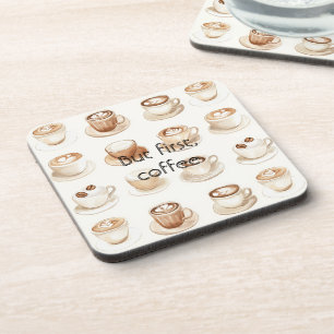 Kaffeetassen mit Creme Getränkeuntersetzer