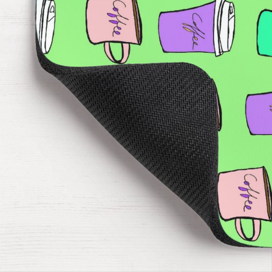 Kaffeetassen Mousepad (Ecke)