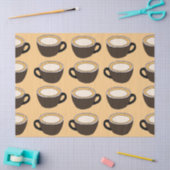 Kaffeetassen-Muster Seidenpapier (Basteln)