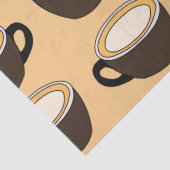 Kaffeetassen-Muster Seidenpapier (Detail)