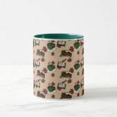 Kaffeetassen-Muster Tasse (Zentrum)