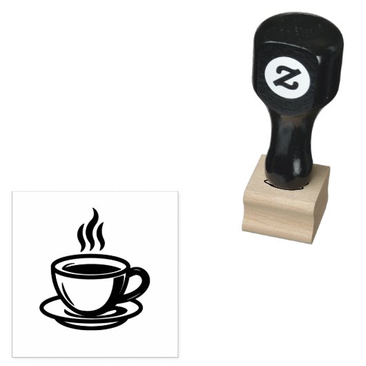 Kaffeetassen Selbstfärbestempel Gummistempel (Stempel)