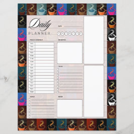 Kaffeetassen Tagesplaner