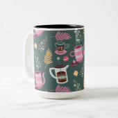 Kaffeetassendesign  zweifarbige tasse (Vorderseite Links)