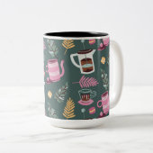 Kaffeetassendesign  zweifarbige tasse (VorderseiteRechts)