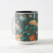Kaffeetassendesign zweifarbige tasse (Vorderseite Links)