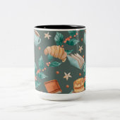 Kaffeetassendesign zweifarbige tasse (Mittel)