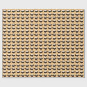 Kaffeetassenmuster Geschenkpapier (Flach)