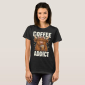 Kaffeetäter Highland-Rind T-Shirt (Vorne ganz)