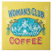 Kaffeetest für Frauen Fliese (Vorderseite)