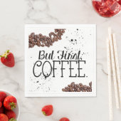 Kaffeethematisch Serviette (Beispiel)