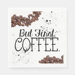 Kaffeethematisch Serviette