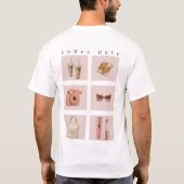 Kaffeetreff Ästhetik-Shirt T-Shirt (Rückseite)
