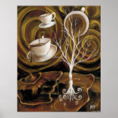 Kaffeetreusposter Poster (Vorne)