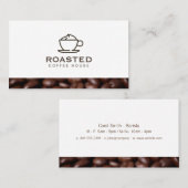 Kaffeetrinken / Kaffeebohnen, Spezialitäten Visitenkarte (Vorne/Hinten)