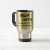 KaffeeTrinken Reisebecher (Vorderseite Links)