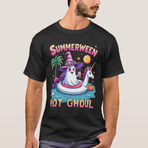 Kaffeetrinken Skelett Lazy Diy Halloween Costum T-Shirt