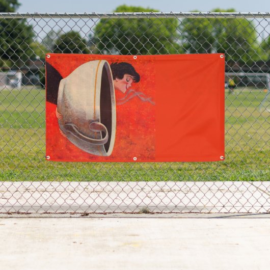 Kaffeetrinker Banner (Insitu)