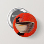 Kaffeetrinker Button (Vorne & Hinten)