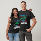 Kaffeetrinker Garten und Kaffee T-Shirt (Unisex)