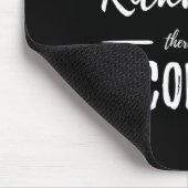 Kaffeetrinker Kickboxen Lustiges Kickboxer-Geschen Mousepad (Ecke)